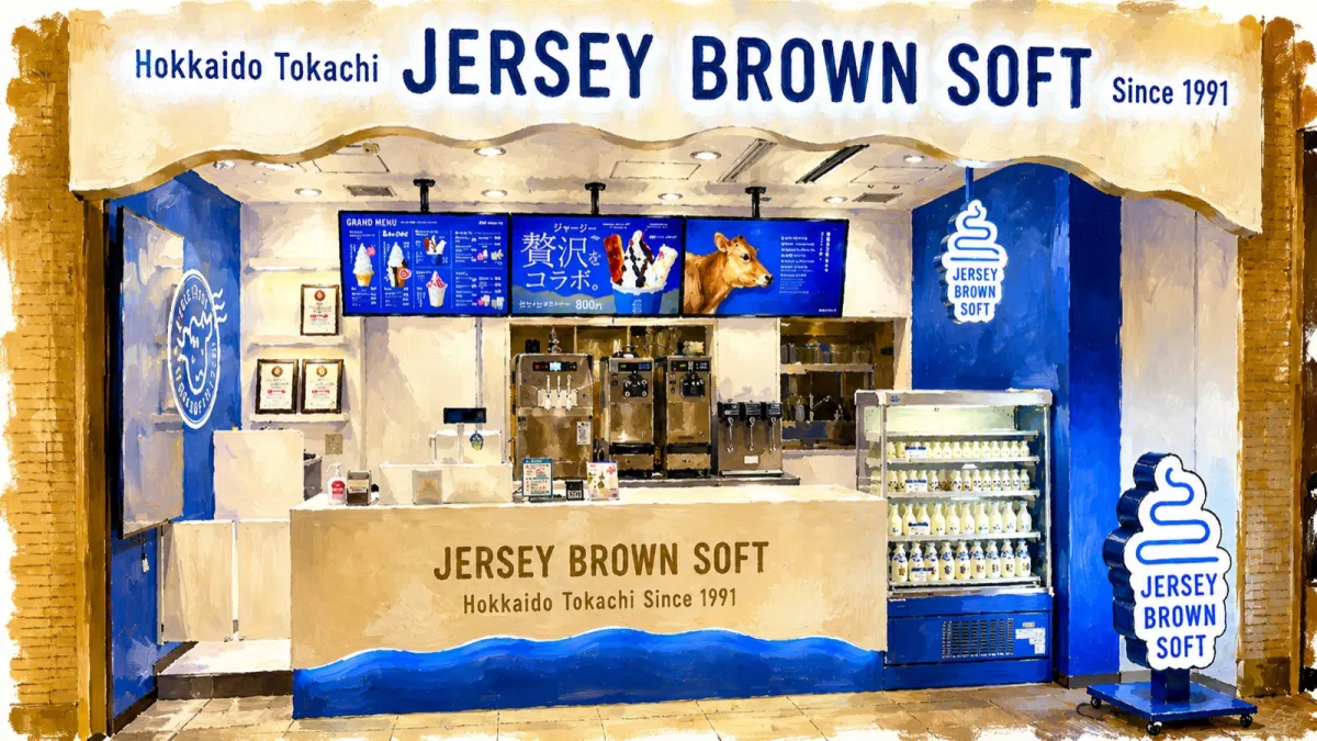 JERSEY BROWN SOFTの店舗（イラスト）