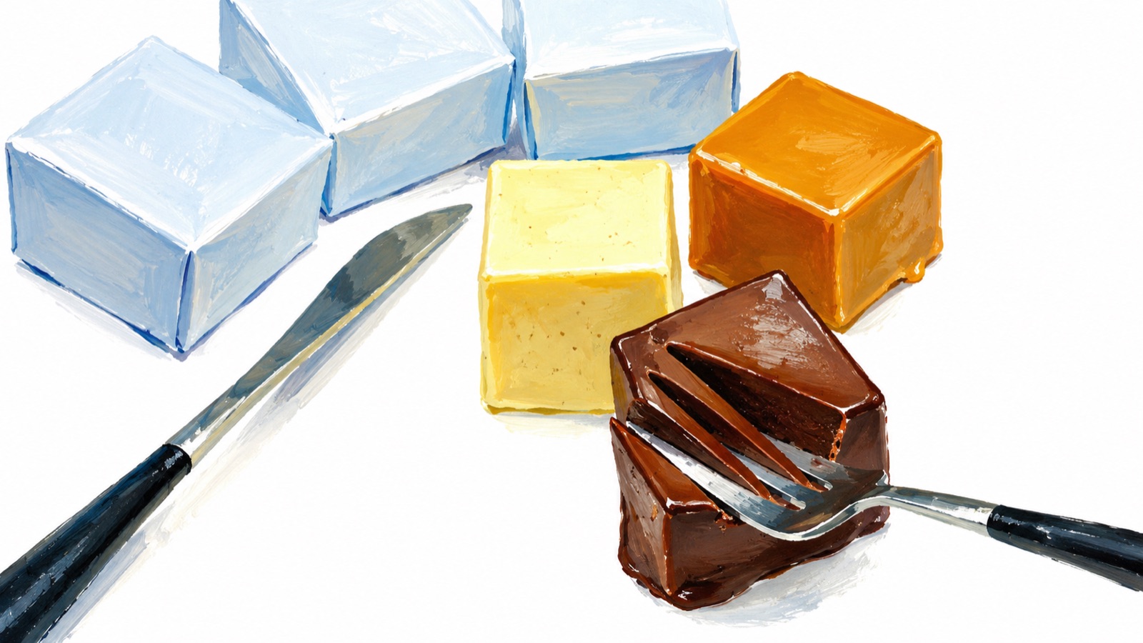 ショコラティエマサールの生チョコ菓子（イラスト）